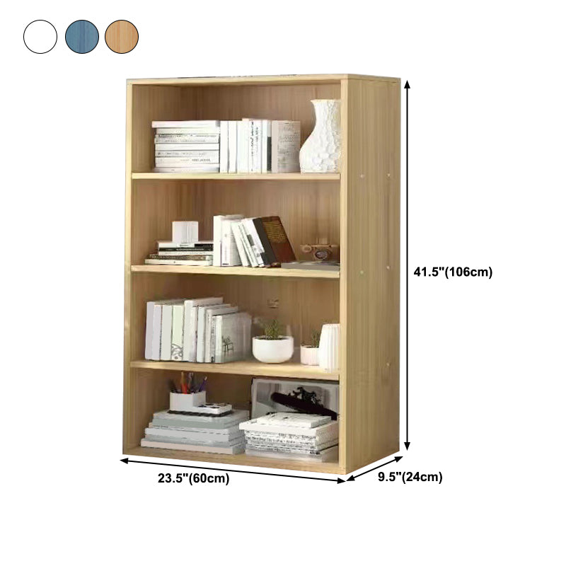 Scandinavian Artificial Wood Bookcase 9" Wide Home Standard Bookshelf