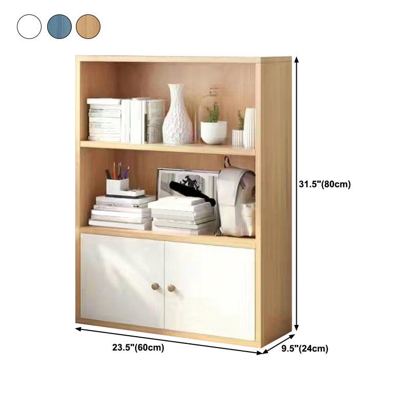 Scandinavian Artificial Wood Bookcase 9" Wide Home Standard Bookshelf