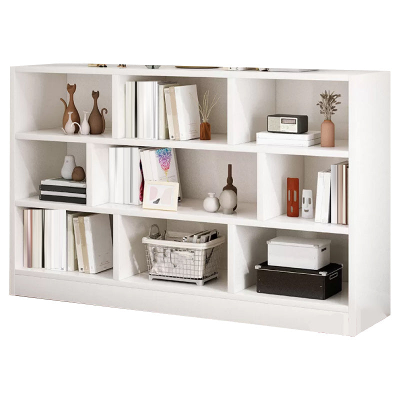 39.4" H X 9.1"W Engineered Wood Bookcase Modern Closed Back Standard Book Shelf