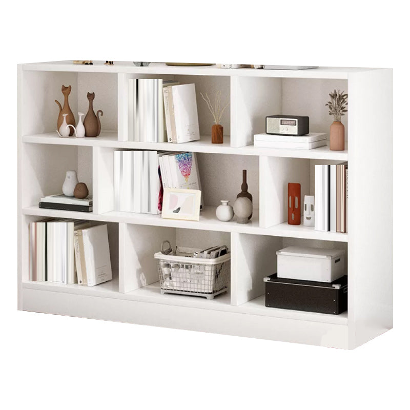 39.4" H X 9.1"W Engineered Wood Bookcase Modern Closed Back Standard Book Shelf