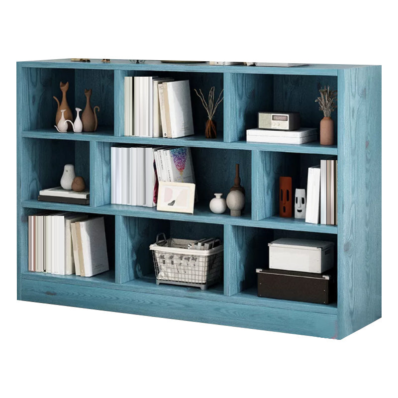 39.4" H X 9.1"W Engineered Wood Bookcase Modern Closed Back Standard Book Shelf