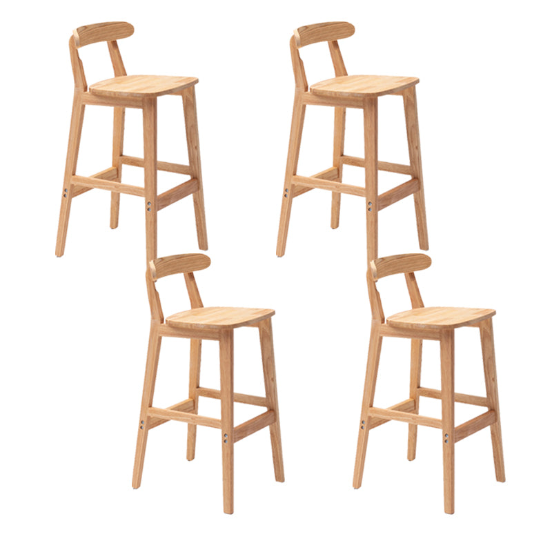 Scandinavian Wood Stool Fabric Cushion in Matte Finish for Indoor