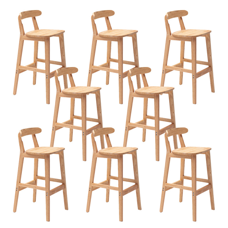 Scandinavian Wood Stool Fabric Cushion in Matte Finish for Indoor