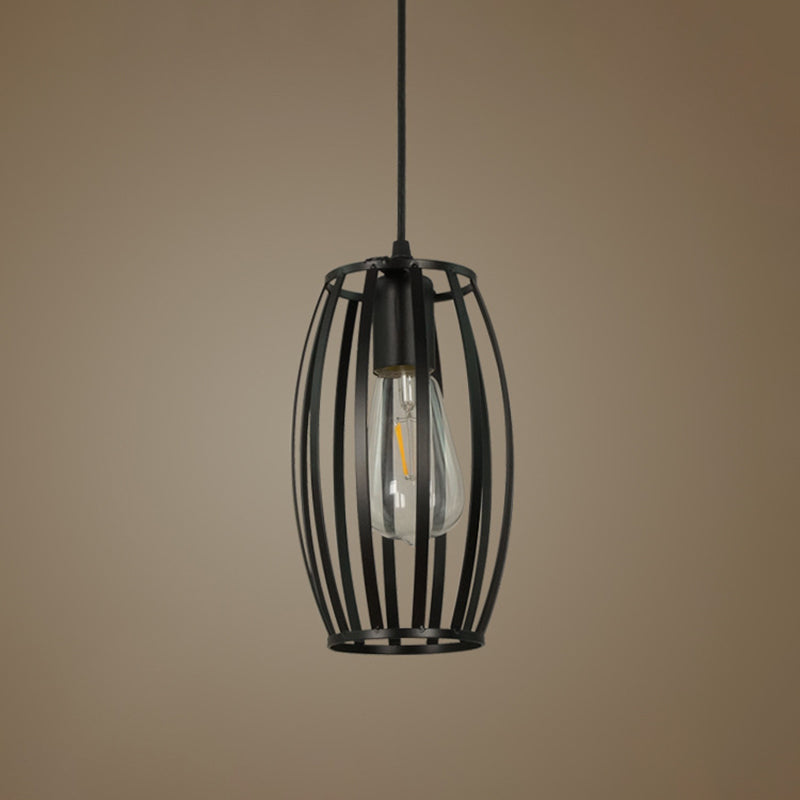 Geometric Island Light Industrial Hanging Lighting Fixture for Dining Room
