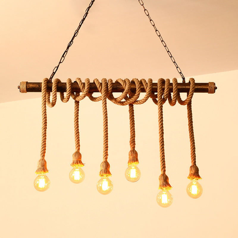 Simple Hanging Island Light Industrial Hanging Lighting Fixture for Dining Room