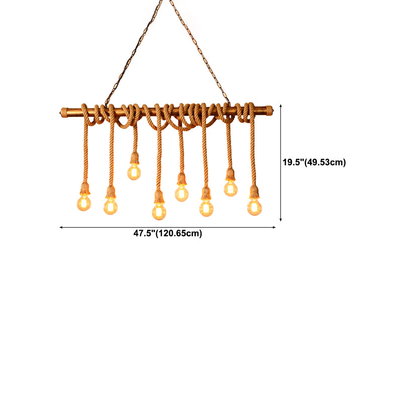 Simple Hanging Island Light Industrial Hanging Lighting Fixture for Dining Room