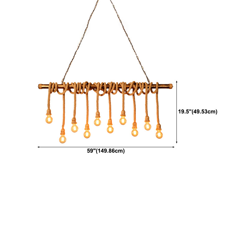 Simple Hanging Island Light Industrial Hanging Lighting Fixture for Dining Room