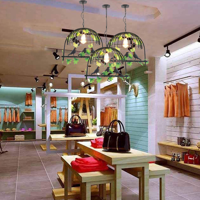 Creative Island Light Industrial Hanging Lighting Fixture for Dining Room