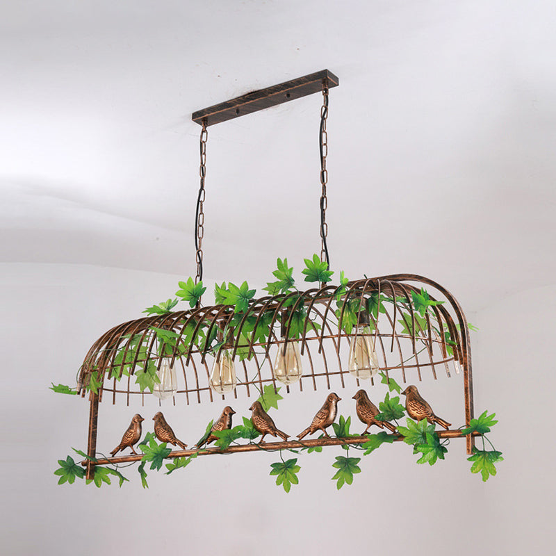 Creative Island Light Industrial Hanging Lighting Fixture for Dining Room