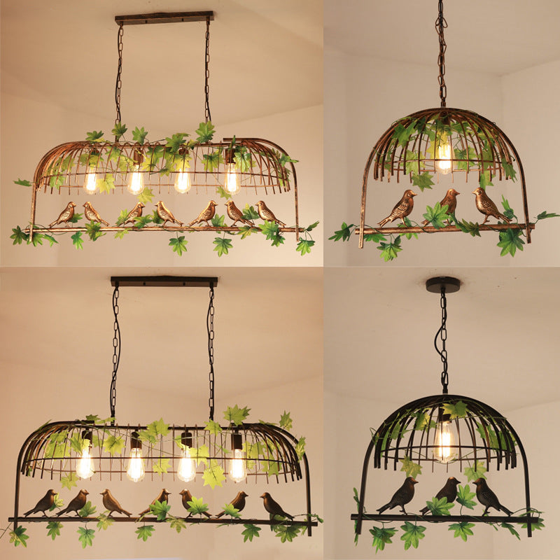 Creative Island Light Industrial Hanging Lighting Fixture for Dining Room