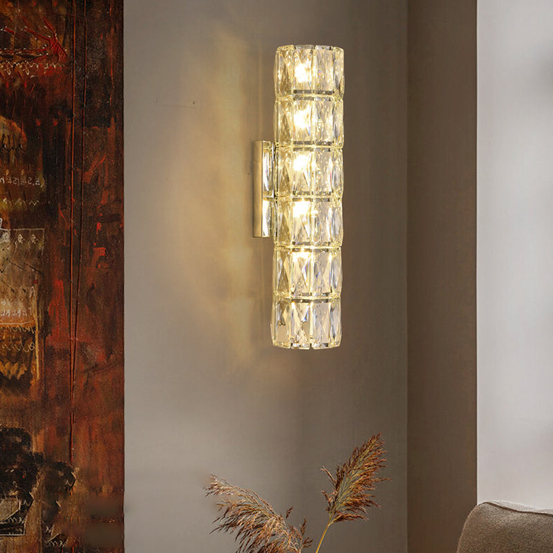 Post-Modern Wall Sconce Crystal Wall Light Fixture for Hallway