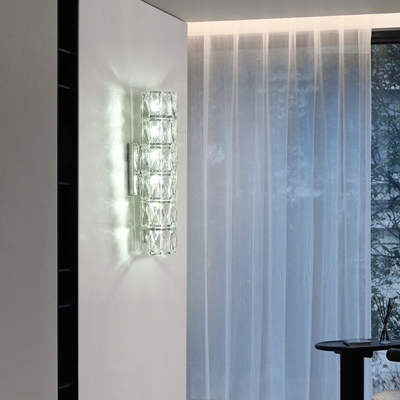 Post-Modern Wall Sconce Crystal Wall Light Fixture for Hallway