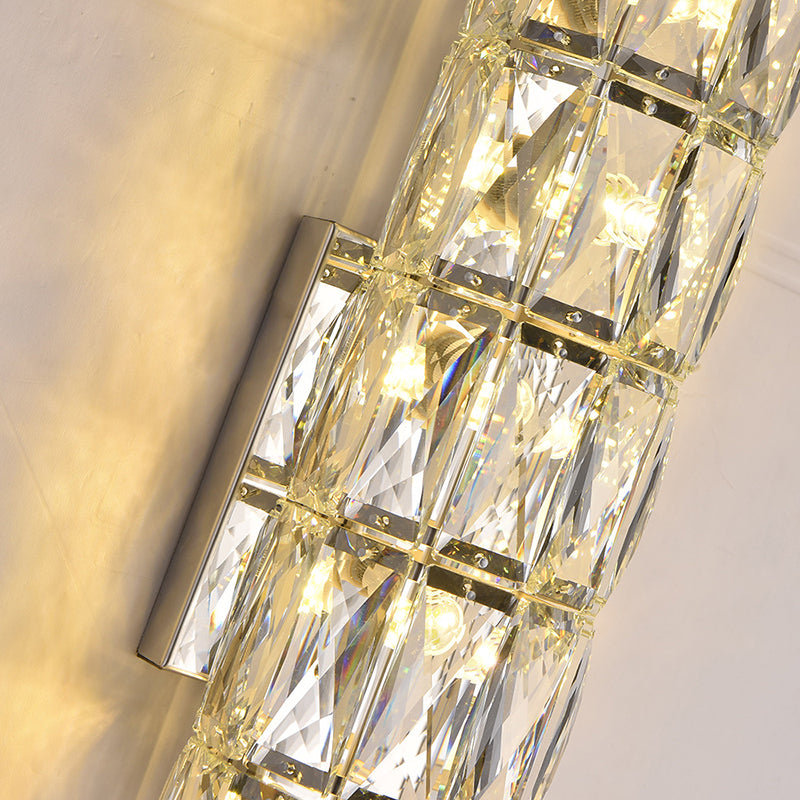 Post-Modern Wall Sconce Crystal Wall Light Fixture for Hallway