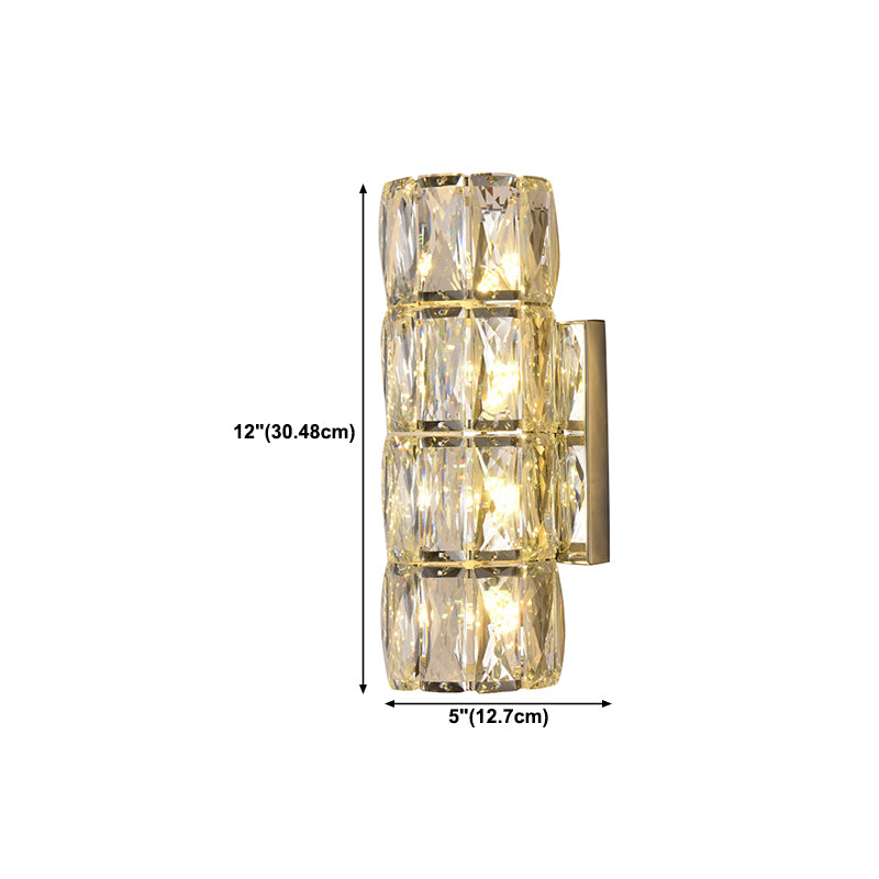 Post-Modern Wall Sconce Crystal Wall Light Fixture for Hallway