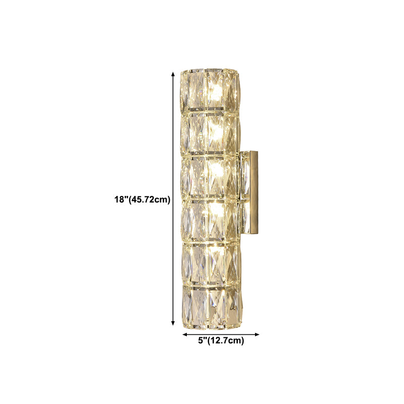 Post-Modern Wall Sconce Crystal Wall Light Fixture for Hallway