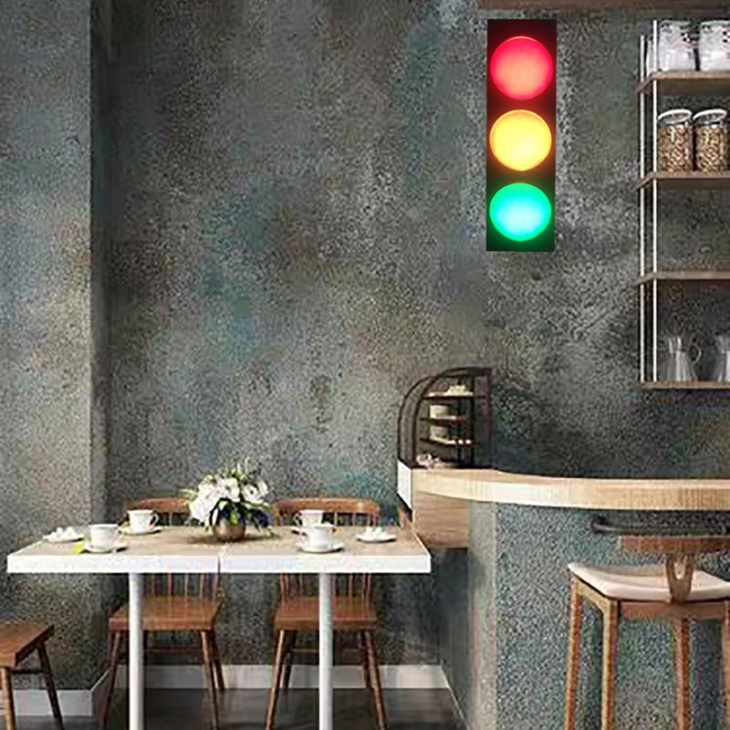 Modern Metal Kids Wall Sconce Geometric Shape Wall Light with Glass Shade for Bedroom