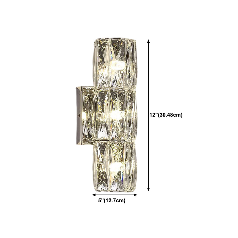 Crystal Wall Sconce Post-Modern Style Wall Light Fixture for Living Room