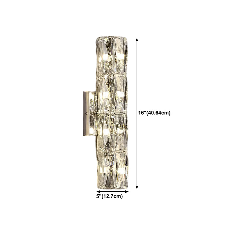Crystal Wall Sconce Post-Modern Style Wall Light Fixture for Living Room