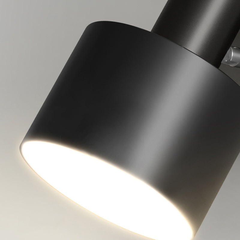 Single Polished Finish Contemporary Wall Mounted Sconce Metal Wall Light for Foyer