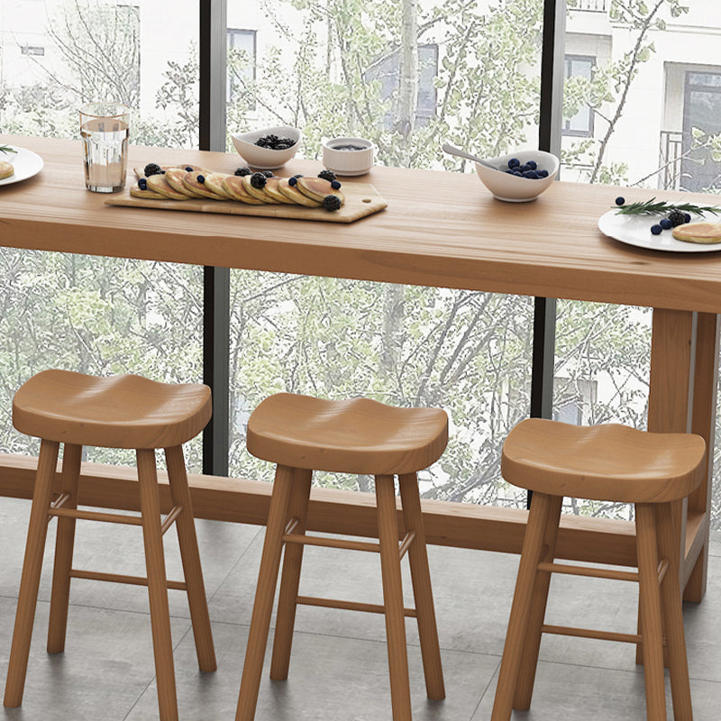 Modern Wooden Bar Counter Table Rectangle Bar Counter Table for Home