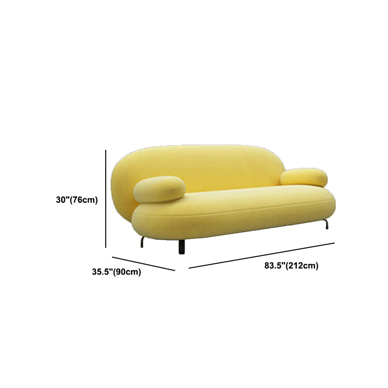 35.43" Wide Contemporary Sofa Pillow Top Arm Standard Sofa for Living Room