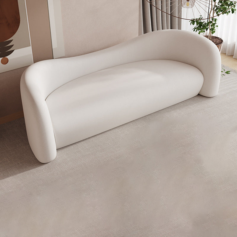 Contemporary Tight Back Sofa Sloped Arm Sofa for Living Room