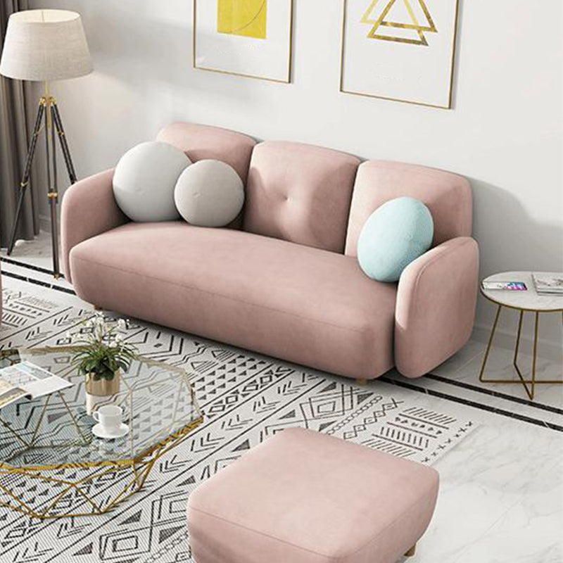 28.74" Wide Square Arm Sofa Contemporary Standard Sofa for Living Room