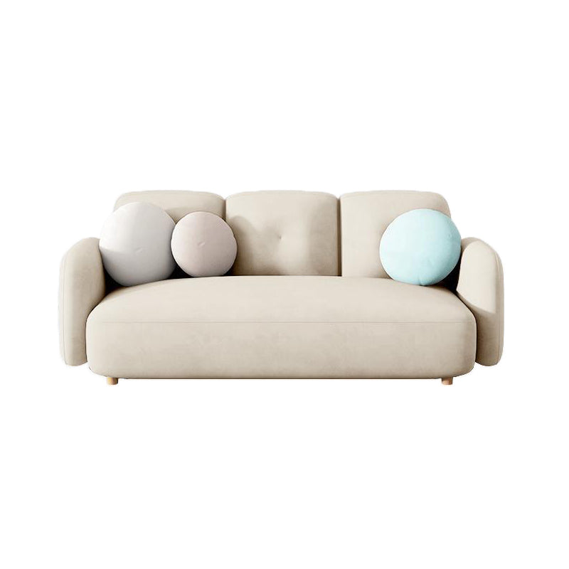 28.74" Wide Square Arm Sofa Contemporary Standard Sofa for Living Room