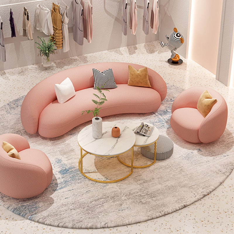 Recessed Arm Sofa Sofa Chaise, 29.53 "W * 28.74" H Wool Sofa