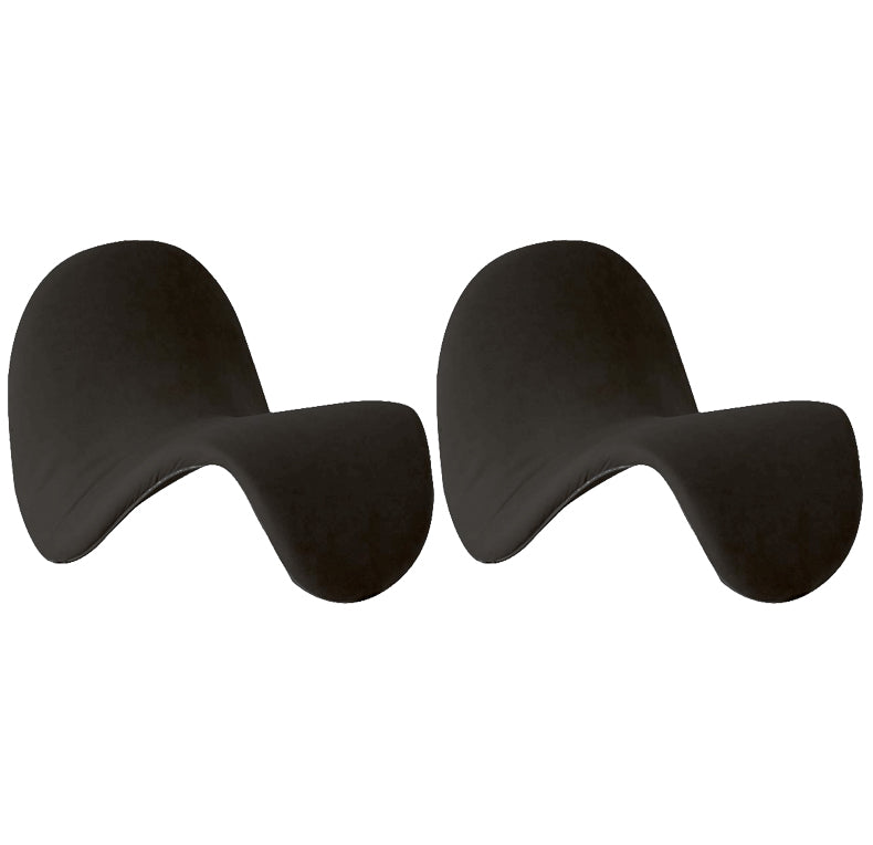 37.80" Wide Contemporary Style Single Sofa Chair Fixed Back Armless Chair