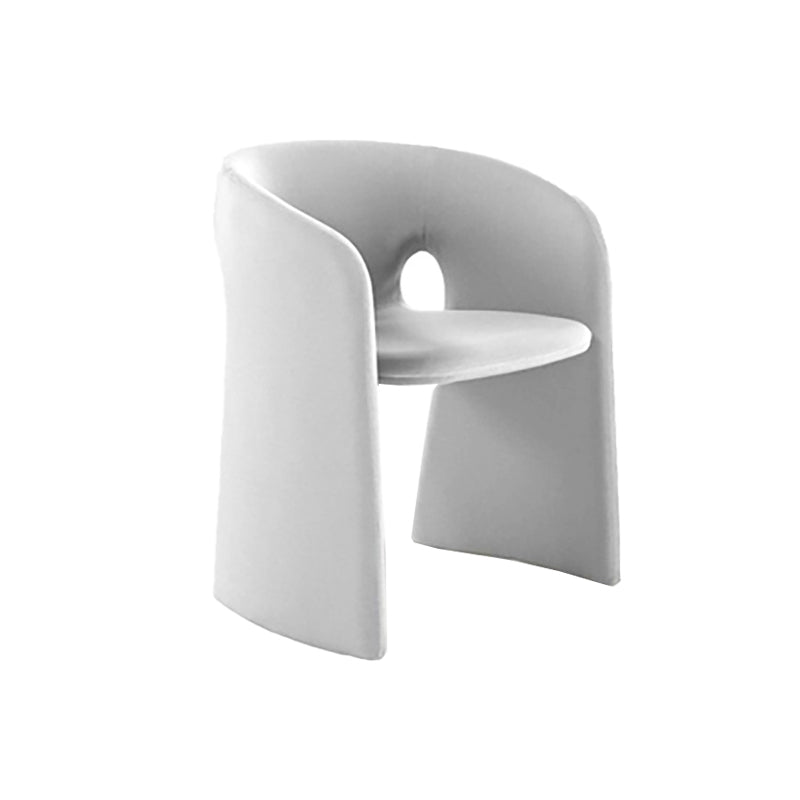 22.44" Wide Scandinavian Style Single Sofa Chair Fabric Sloped Arms Chair