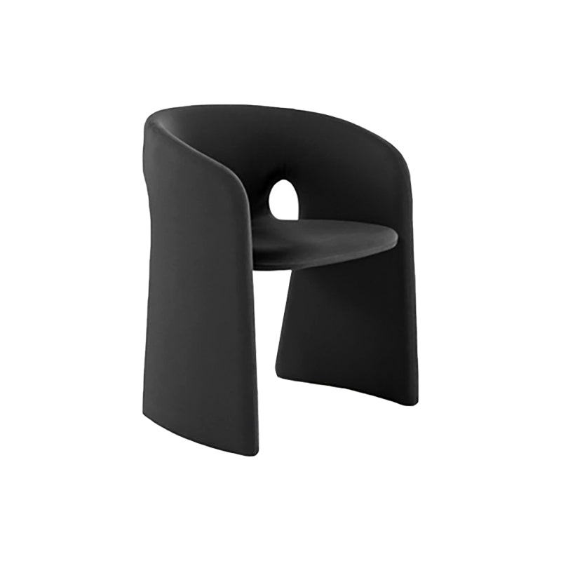 22.44" Wide Scandinavian Style Single Sofa Chair Fabric Sloped Arms Chair