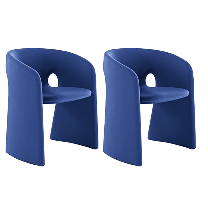 22.44" Wide Scandinavian Style Single Sofa Chair Fabric Sloped Arms Chair