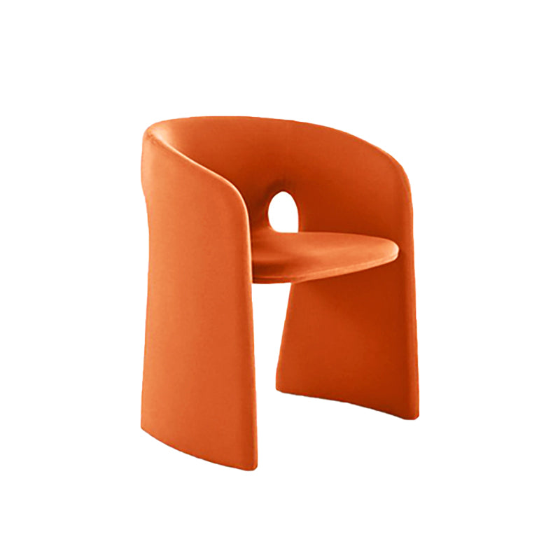 22.44" Wide Scandinavian Style Single Sofa Chair Fabric Sloped Arms Chair