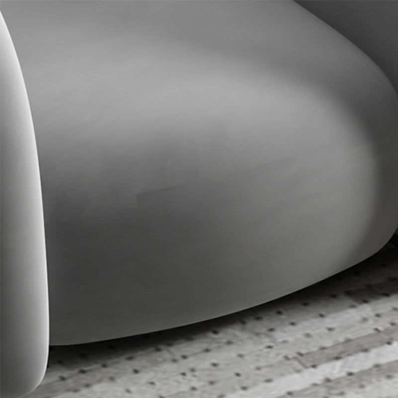 Scandinavian 34.64"Wide Solid Color Sloped Arms Sponge Armchair