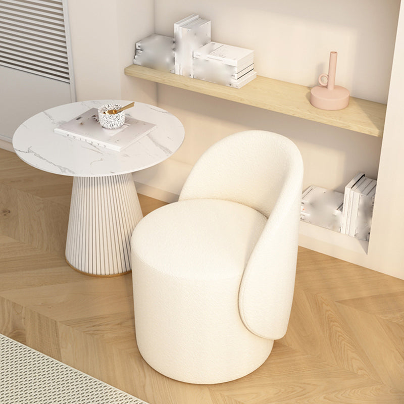 Contemporary 15.7"Wide Accent Chair Fixed Back Armless Sponge Side Chair