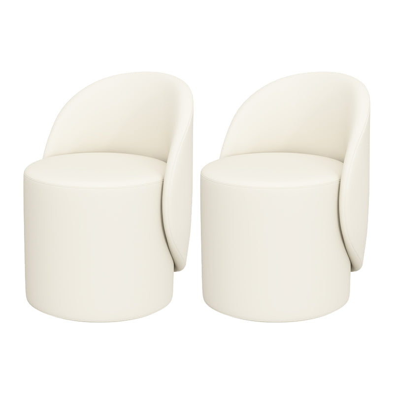 Contemporary 15.7"Wide Accent Chair Fixed Back Armless Sponge Side Chair