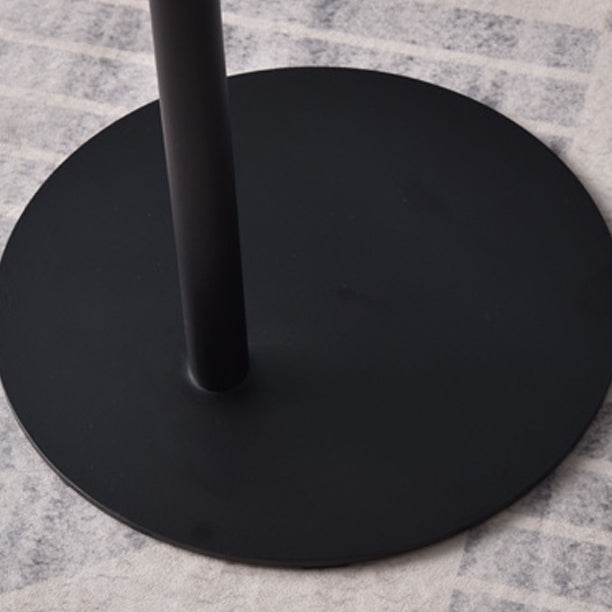 Contemporary Style Side End Table Metal Pedestal Sofa Side Accent Table