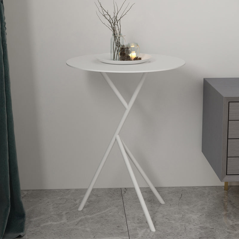 Round 3 Legs Base Design Metal Table Medieval Modern Style Side Table