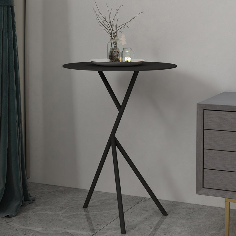 Round 3 Legs Base Design Metal Table Medieval Modern Style Side Table