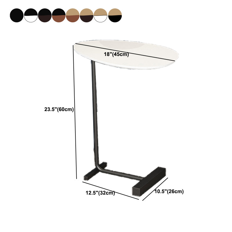 23.6" Tall Scandinavian Style Sofa Side Accent Table C Side Table End Table