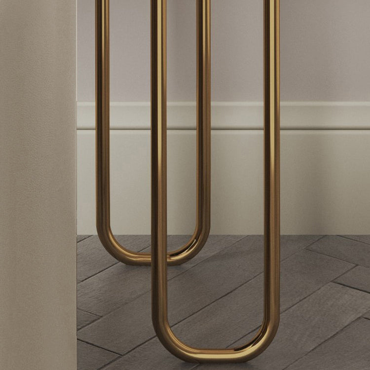 Glam Beige Makeup Dressing Table Stool Set Slate Top Vanity Tables