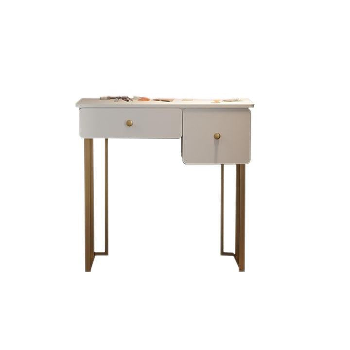 Modern Vanity Makeup Table Set Double Drawers Dressing Table