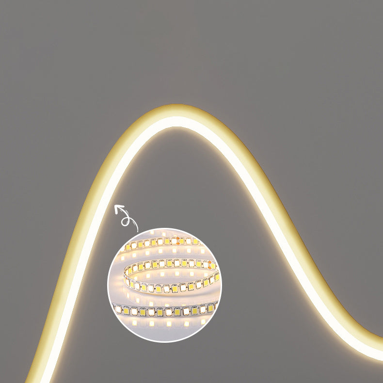 Modern Minimalist Acrylic Island Light Linear 1-Light Hanging Lamp for Dining Room