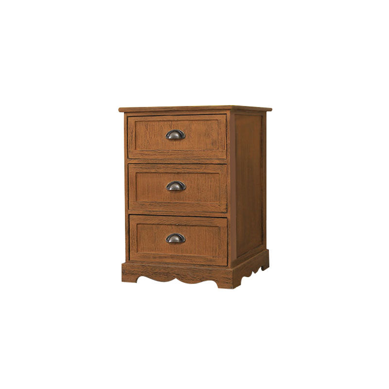 12" W Vintage Vertical Storage Chest Bedroom Solid Wood Lingerie Chest with Drawers