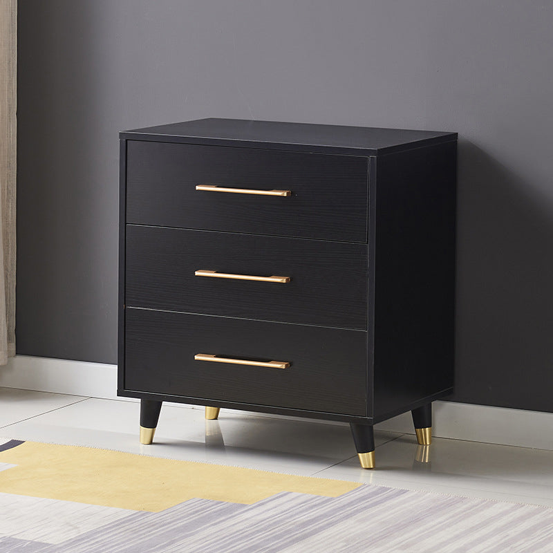 White / Black Storage Chest 16" W Vertical Lingerie Chest for Bedroom