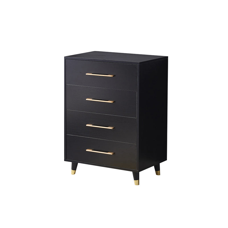 White / Black Storage Chest 16" W Vertical Lingerie Chest for Bedroom