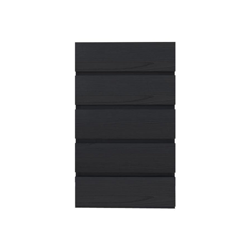 White / Black Storage Chest 16" W Vertical Lingerie Chest for Bedroom