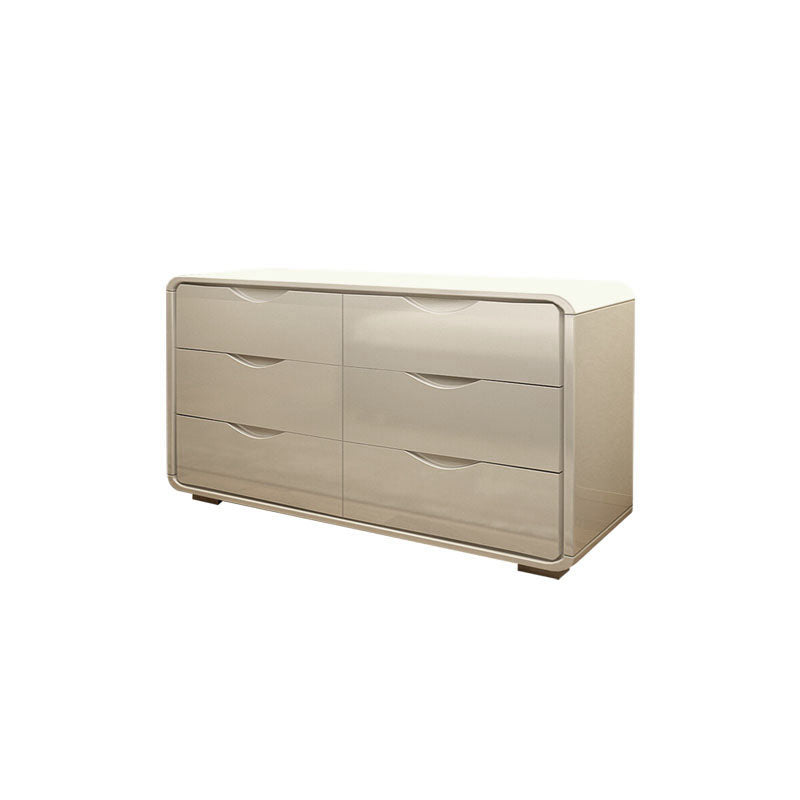 White Storage Chest 16" W Storage Chest Dresser with Drawers for Bedroom
