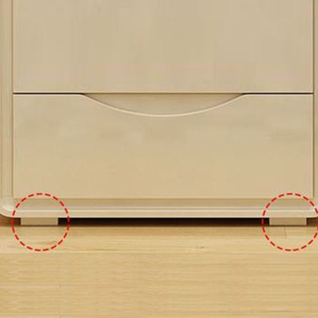 White Storage Chest 16" W Storage Chest Dresser with Drawers for Bedroom